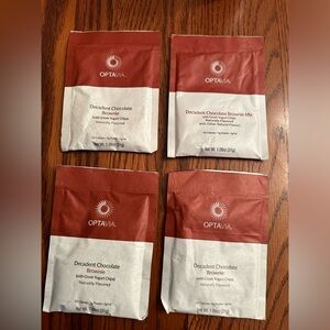 Optavia decadent chocolate brownie mix 4 packets